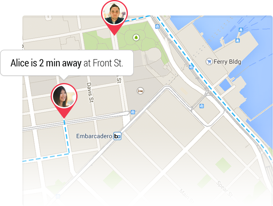 Locate friends anywhere!